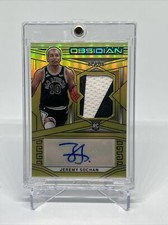 2022/23 Panini Obsidian Jeremy Sochan Asia Tmall RPA Gold 10/10 Jersey Match