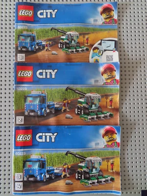 LEGO 60223 City Great Vehicles Transporter für Mähdrescher  kpl. + BA + Figuren - Bild 1 von 4