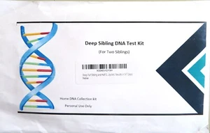 Deep Sibling DNA Test (Personal Use Only-Lab fees Included, Results in 3-7 Days - Photo 1 sur 5