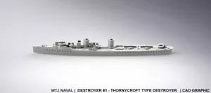 3x 1:700 Destroyer #1 - Bild 1 von 1