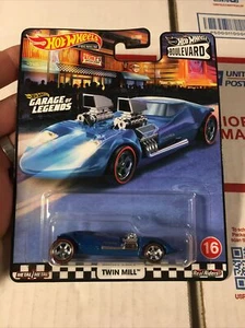 HOT WHEELS PREMIUM 2020 BOULEVARD TWIN MILL HTF WHEEL VARIATION 5 SPOKE  (b69) - Picture 1 of 8