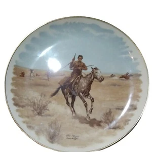 Frederic Remington "The Flight" 12.5" Collector's Plate Limited Gorham 1866/5000 - Picture 1 of 4