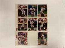 P536  1995 Donruss  Sample Promo   Set of 8   Griffey Thomas Bonds Ripken