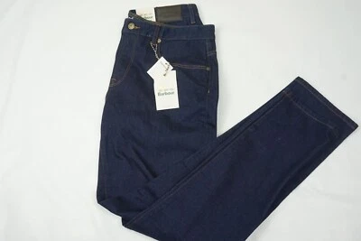 Pantalones de mezclilla Barbour elásticos ajustados azul marino estampado algodón para hombre talla 44x32 TOTALMENTE NUEVOS Foto 1 de 4