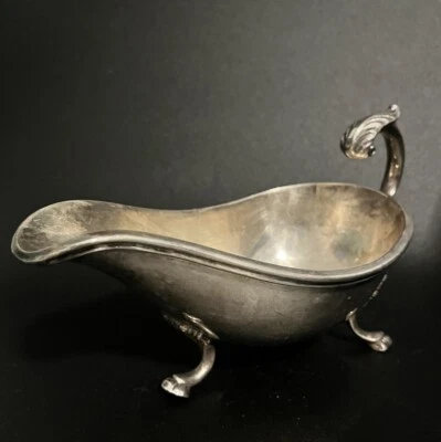 复古镀银重酱船脚感恩节晚餐 7 英寸 — 第 1/4 张图片