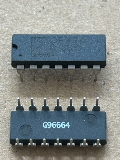 1 Stück OP470G - Analog Devices - Integrierte Schaltung - DIP14 - Vintage - Image 1 of 1