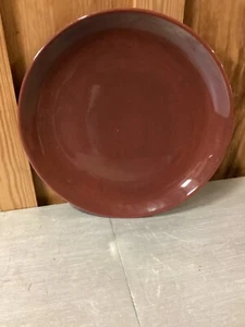 Vintage GMB Gladding McBean California Pottery MCM 15 Platter Maroon - Picture 1 of 7