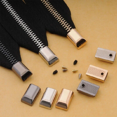 10pcs Zipper Tail Stopper DIY Repair Open End Zipper Accessories Sewing DIY - Image 1 of 4