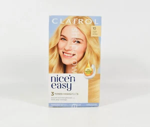 Clairol Nice 'n Easy Oil Infused Hair Color #10 EXTRA LIGHT BLONDE - Picture 1 of 2