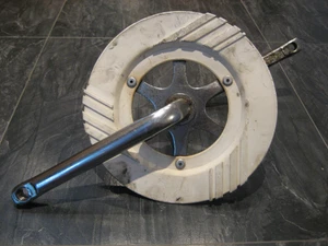 RALEIGH BMX CRANK SET OLD SCHOOL BMX CRANK SET ORIGINAL 80S RALEIGH BMX RARE - Picture 1 of 5