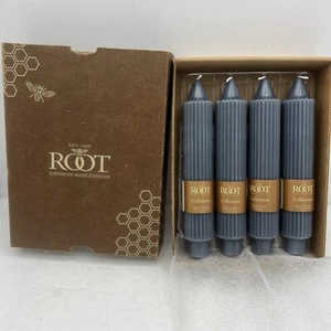 Root Grecian Collenette Candles 7", Stone  - Box of 4 (97195) NEW - Picture 1 of 5