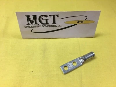 PANDUIT  LCD4-14A-L /2H lug  #4/#3 awg str, #2 awg sol wire, 1/4" hole, 5/8" ctr - Image 1 of 2