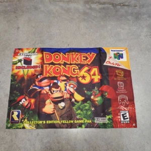 Tapiz de bandera de pared personalizado Donkey Kong 64 2 x 3 pies, Nintendo 64 - Imagen 1 de 9