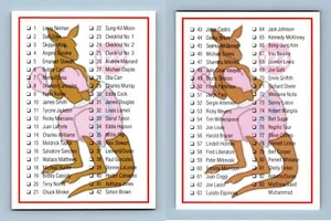 Checklist 1 - Kayo Boxing 1991 Trading Card - Picture 1 of 1