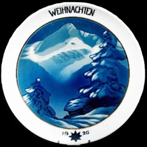ROSENTHAL Weihnachten Weihnachten Teller 1926 Germany NEU NIE VERKAUFT 16. Auflage - Bild 1 von 4
