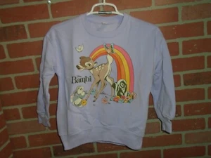 DISNEY'S BAMBI GIRLS CREWNECK SWEATSHIRT SIZE M(8) BY OLD NAVY - Picture 1 of 4