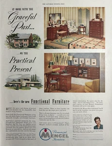 1948 Mengel Furniture Permanized Functional Louisville Ky Vintage Print Ad - Picture 1 of 1