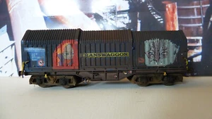 Roco H0 aus Set 44076 Teleskophaubenwagen DB gealtert Graffiti in OVP - Bild 1 von 12