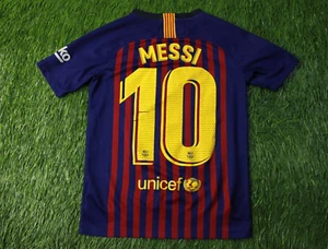 BARCELONA BARCA MESSI 2018-2019 FOOTBALL SHIRT JERSEY HOME NIKE ORIGINAL YOUNG L - Picture 1 of 16