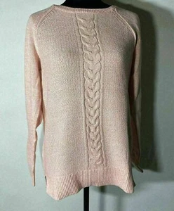 Karen Scott Crew-Neck Cable-Knit Sweater Size S - Picture 1 of 3