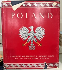 VINTAGE! Polen Briefmarkenalbum Minkus Publikationen mit Briefmarken Drittes Reich - Bild 1 von 7