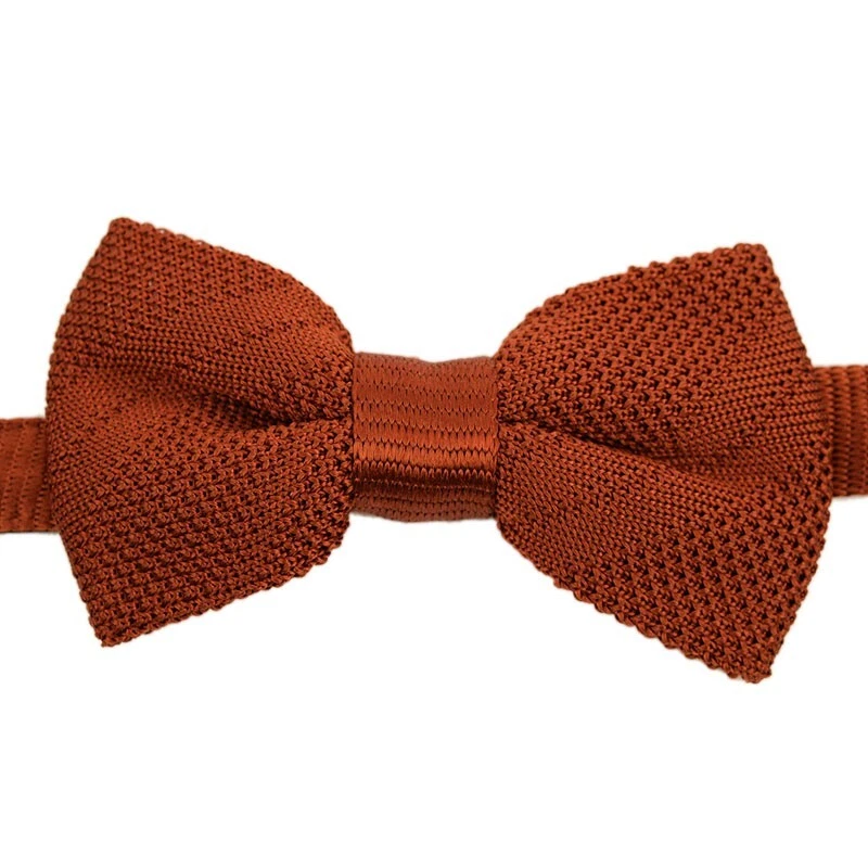 Pajarita DUNHILL Para Hombres Sienna Marrón RAYAS Preatada Seda Morera Tejida Italia Nueva con Etiquetas Foto 1 de 2