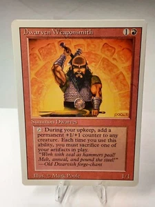 MTG - 3rd Edition - Revised - Dwarven Weaponsmith - Uncommon - LP+ NM - Picture 1 of 2