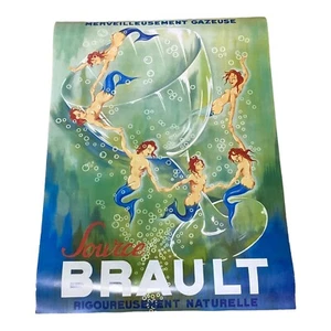 Carpa Desnuda Mermaid Source Brault Merveilleusement REPRO 1938 por Noyer - Imagen 1 de 6