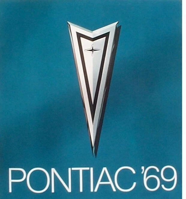 1969 Pontiac Bonneville Catalina GTO Firebird Lemans folheto personalizado Grand Prix - Imagem 1 de 1