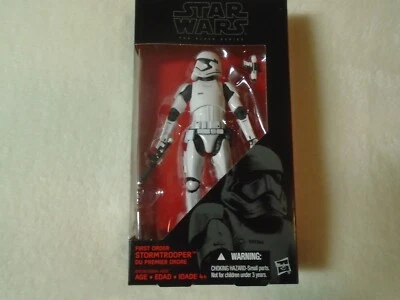 First Order Stormtrooper 6" The Black Series STAR WARS #04 Hasbro NEW in BOX - Image 1 of 4
