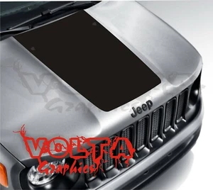 Vinyl hood decal compatible with Jeep Renegade 2015-2024 Solid decal - Picture 1 of 1