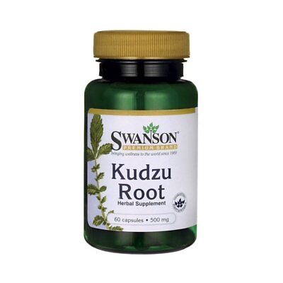 Kudzu Root 500mg Swanson 60 Caps Detoxifying The Body / FREE P&P SWANSON POLAND • 13.30€
