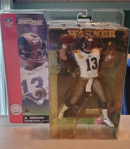 McFARLANE SPORTS PICKS NFL SERIES 1 KURT WARNER QB ST LOUIS RAMS HALL OF FAME Cover