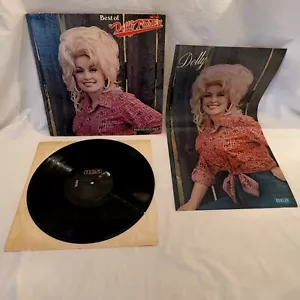 Best Of Dolly Parton LP 1975 Gatefold RCA AHL1-1117 w/ POSTER Vinyl is VG - Picture 1 of 15