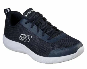 Skechers Mens Training Shoes Sports/Casual Wear Navy-Blue/White 8uk/9us/42euro - Picture 1 of 9