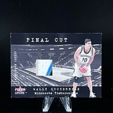Wally Szczerbiak 2001-02 Fleer Genuine Final Cut Jerseys 3 Color Patch Wolves