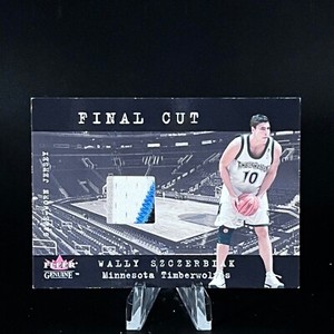 Wally Szczerbiak 2001-02 Fleer Genuine Final Cut Jerseys 3 Color Patch Wolves