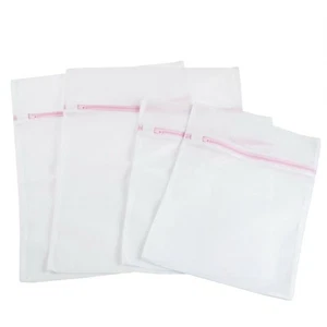 Set of 4 Mesh Laundry Bags for Delicate Washing 2 Small 2 Large - Picture 1 of 4