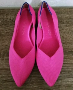 Rothy's The Point Slipper Flats in Dragonfruit Größe 7 NEU RAR - Bild 1 von 4