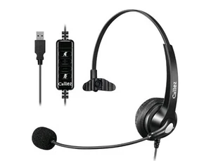 Callez Wired Headset With Microphone C500 With USB Connection New - Picture 1 of 6