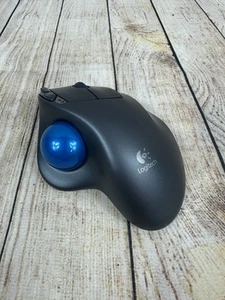 Logitech M570 Wireless Trackball Mouse w/ USB Unifying Receiver Dongle - Picture 1 of 11