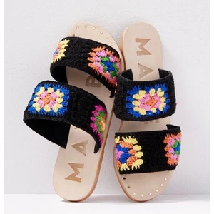 Manebi Crochet Double Strap Sandal Size EU 39 US 9 - Picture 1 of 12