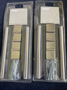 IKEA VINNA PULLS 6" HANDLES 201.166.98 Cabinet DRAWER 128mm 5 1/16" - Picture 1 of 2