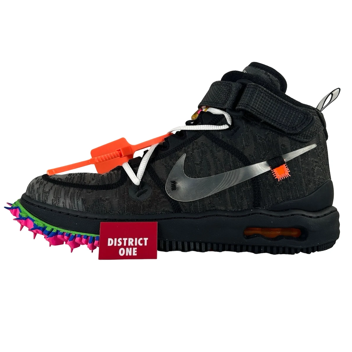 Off-White Air Force 1 Mid Black for sale | eBay