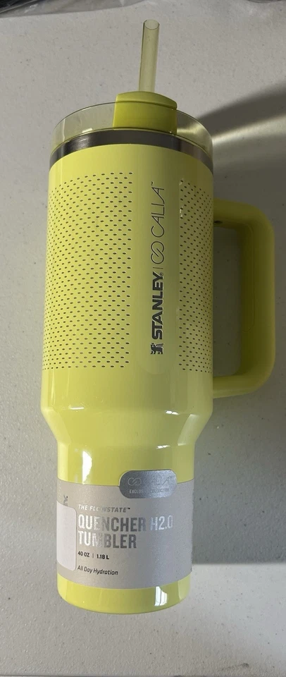 Stanley x Calia Quencher H2.0 Tumbler 40oz Yellow - Изображение 1 из 4