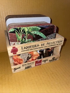 Vintage Collection Of Mixed Cork Back Coasters In Stand. Some Sets & Some Part - Picture 1 of 13