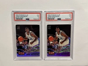 Jamal Mashburn 1993 Topps Stadium Club Beam Team RC #22 - Two (2) Graded Cards! - Picture 1 of 3