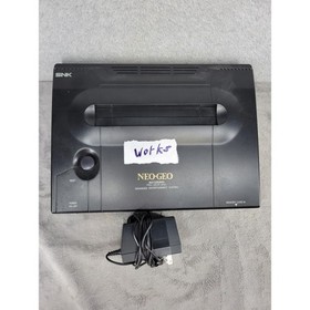 SNK Neo Geo AES Advanced Entertainment System Console Black NEO-0  Serial 157427