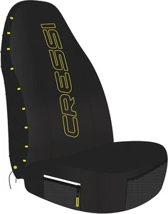 Funda de asiento de coche CRESSI negra/amarilla - Cubierta repelente al agua para proteger asientos de coche - Imagen 1 de 2