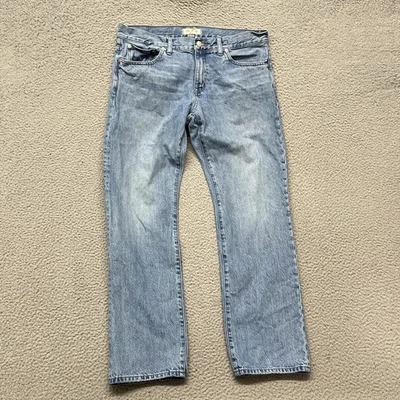 Jeans Madewell Mujer 30 Azul Años 90 Tiro Bajo Recto Relajado Denim Clásico Foto 1 de 4